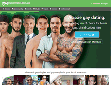 Tablet Screenshot of gaymatchmaker.com.au